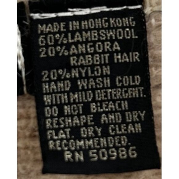 Jeanne Pierre Petites Beige Wool Blend Sweater w/Patterned Knit&Button Details S - Picture 6 of 11